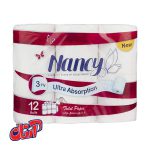 (stax) نانسي P.T.P دستمال توالت 12 قلو 6 بسته اي